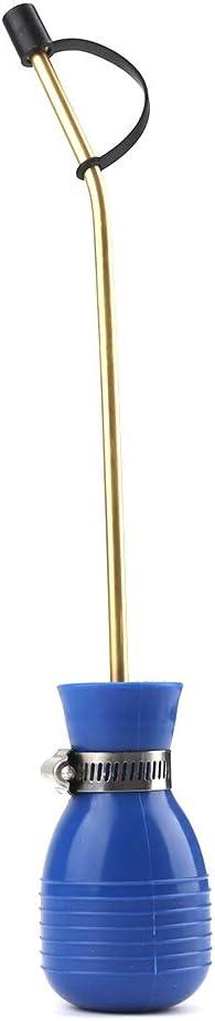 Bug Treatment Powder Duster/Large Diatomaceous Earth Bulb Duster/Powder Applicator/Garden Applicator/Bulb with Long Copper Tube for Indoor and Outdoor Insect Treatment Blue Bug Treatment Powder Duster/Large Diatomaceous Earth Bulb Duster/Powder Applicator/Garden Applicator/Bulb with Long Copper Tube for Indoor and Outdoor Insect Treatment Blue