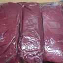10 Pack Burgundy Round Tablecloths - 120 Inch, Polyester Table Cover for Round Table, Stain and Wrinkle Resistant Washable Fabric Tablecloth, Polyester Tablecloth for Wedding Banquet Parties