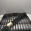 10 Panels No Dig Decorative Outdoor Garden Fence, 40 in(H) X 23.6 ft(L) Animal Barrier Fencing, Rustproof Portable Fence, Temporary Dog Fence Outdoor for Yard, Outside, Backyard, Patio