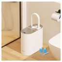 2.65 Gallon /10L Motion Sensor Bathroom Trash Can (White)
Bathroom Trash Can and Brush | Automatic Touchless Garbage Bin | ABS and Stainless Steel | with Inner Bucket