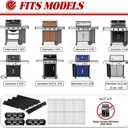 Grill Replacement Parts for Weber Genesis II Grill Parts GS4,Genesis ii E-310 E-315 S-335,LX S-340,LX E-340,66032 Flavorizer Bars,66795 Heat Deflector and 66095 Cooking Grates