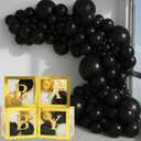 Balloon Garland Arch Kit  146 Pcs Black Balloons for Baby Shower, Birthday, Gender Reveal, Wedding Party  DIY Kit by Vellax