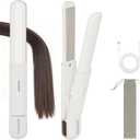 Straightener Irons|Rechargeable Hair Iron,30-Minute Auto Shut-Off,Mini Compact Portable Hair Iron,(White)-This Model Requires a USB Cable to Operate (no Built-in Battery)