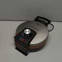 Hamilton Beach Belgian Waffle Maker with PFAS-Free Non-Stick Ceramic-Coated Plates, Browning Control, Indicator Lights, Stainless Steel (26081)