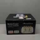 Mueller Retro Toaster 4 Slice with Extra Wide Slots Bagel, Defrost, and Cancel Function, 6 Browning Levels, Dual Independent Controls, Removable Crumb Tray and High Lift Levers, Sage Green