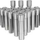 R8 Collet Set 1/32-1 Inch Fit for Various R8 Mill Spindle Taper Bore 0.0006 TIR 29 Pack