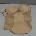 SHAPERIN Women's Backless Body Shaper Bra Faja U Plunge Low Back Thong Shapewear Tummy Control Deep V Bodysuit (X-Large)