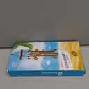 FlidRunest Bird Chewing Toys with Colorful Bells, Conure Wind Chimes Chew Toy with Colorful Stick, Bird Parrot Cage Hanging Bells Toys for Conure, Budgie, Parakeet, Cockatiel, Lovebird