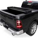 Soft Tri-fold 5.6 Feet Bed Tonneau Cover Compatible for 2009-2026 Dodge Ram 1500 (Incl. 2019-2024 Classic & 2019-2026 New Body Style) W/o Ram Box Truck Bed