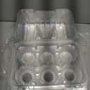 Coloch 40 Pack Clear Cupcake Container, 6 Count Plastic Cupcake Box with Lid Disposable 6 Cavity Muffin Holder BPA Free Bakery Carrying Box for Standard Sized Cupcakes