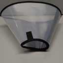 Supet Dog Cone Collar Adjustable After Surgery, Comfortable Pet Recovery Collar & Cone for Large Medium Small Dogs, Elizabethan Dog Neck Collar Plastic Practical (M(Neck: 11.5~14.5"), White)