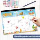 2026-2027 Wall calendar, January 2026 to June 2027, with thick paper, christmas style Wall calendar