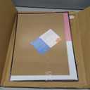 ARCOBIS Dry Erase Linen Board, 12"X16" Small Cork Board White Board Combination, Double-Sided Magnetic Bulletin Board for Wall, Vision Board for Home, Office, School, Pink