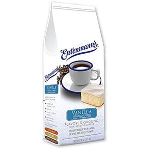 Entenmann's Ground Coffee, Vanilla Flavor, 10 Ounce, Pack of 4
