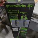 Greenworks 24V Cordless String Trimmer/Edger (Gen 2), 12" Cutting Width, Ultra-Light 6 lbs Design, with 2.0Ah Battery & Charger Included