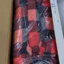 Westinghouse King Size Heated Blanket, Soft Flannel to Sherpa Electric Blanket with Dual Control 10 Heating Levels & 1 to 12 Hours Auto Off, Fast Heating, Machine Washable, 100 * 90 Inch, Red