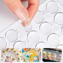 Versatile Double-Sided Adhesive dots, Ideal for Making Posters, car Toys, DIY Crafts, Decorations, Party Balloons, and More. (300, 0.59IN-Diameter)