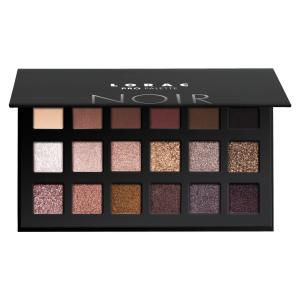 LORAC PRO Matte & Shimmer Eyeshadow Palette, Metallic High Pigmented, Mirror Compact (Noir)