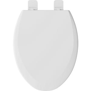 PROFLO PFTSWSC2000 Elongated Closed-Front Toilet Seat with Soft Close and Easy Clean - White