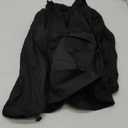 Avoogue Womens Rain Jacket with Hood, Pullover, Packable, Lightweight, Windbreaker, Waterproof, Breathable. (Large, Black)