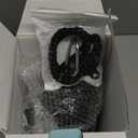 32oz Insulated Water Bottle,Stainless Steel Vacuum Water Bottle, BPA-Free & Leakproof -with Paracord Handle,Strap,Straw Spout Lids,Large Water Jug for Gym Sports (Black)