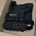 Adjustable Weighted Vest 0-44lbs,5BILLION Weight Vest with Solid Bar Weights,Body Weight Vest for Men Women,Strength Training Workout Vest for Running Pushups Squats,Pockets On the Back and Front