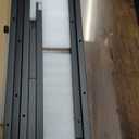 Pamray 43 Inch L Shaped Computer Desk with Reversible Side Storage Shelves, Small Corner Desk for Small Space Home Office,Writing Study Table PC Desk for Bedroom,Vintage