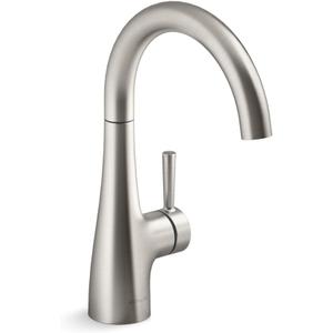 Kohler K-26368-VS Transitional Beverage Faucet, Vibrant Stainless Kohler K-26368-VS Transitional Beverage Faucet, Vibrant Stainless