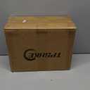 4 Pack U Shape Post Anchor, 4"x 4" Post Base for Concrete, Design Patented Product, 11 Gauge 3 mm Thickness Galvanized Black Pergola Deck Bracket with Screws(Inner Dia 3.6x3.6)