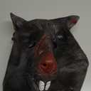Scar Rat Head Mask Animal Mouse Mask for Halloween Costume Party Prop