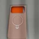 TORRAS Ostand Q3 Silicone for iPhone 17 Pro Max Case, Fit for MagSafe, 360 Spin Stand, Soft Liquid Silicone Cozy Grip, Camera Control, Protective Case for iPhone 17 Pro Max for Women Girl, Bliss Pink