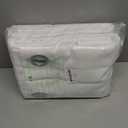 NICETOWN 100% Blackout Window Curtain Panels, Cold and Full Light Blocking Drapes with Black Liner for Nursery, 84 inches Drop Thermal Insulated Draperies (White, 2 Pieces, 52 Wide Each Panel)