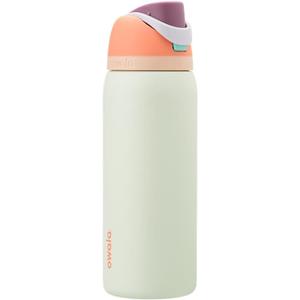 FreeSip Insulated Stainless Steel Water Bottle with Straw for Sports, Travel, and School BPA-Free Sports Water Bottle, 40 oz, Surfs Edge (40 Ounces)