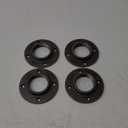 4 Pack of 2" Pipe Flange Malleable Cast Iron Pipe Flanges for DIY Home Furniture Shelving Decoration Industrial