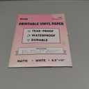 KOALA PAPER Waterproof Paper for Inkjet Printer, 8.5x11 Inch 30 Sheets, Matte White Tear-Resistant Printable Paper, Durable and Quick-Drying