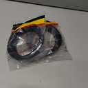 2 x Grand General 80473 Black 4" PVC Rubber Round Grommet