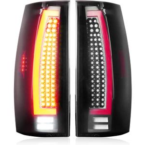 Tresound LED Tail Light for Chevy Suburban 1500 2007-2014, 2500 2007-2013, Tahoe 07-14, GMC Yukon 2007-2014, Yukon XL 1500 07-14, 2500 2007-2013, Not Fit Barn Door & Hybrid Models, GM2800196 GM2801196