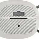 Geiomoo Silicone Case for SHOKZ OpenDots ONE, Soft Flexible Scratch Resistant Protective Cover with Carabiner (Gray)