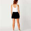 SOFIBELLA UV Staples 14 in Womens Tennis Skirt (Black, XS)