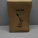 Cast Iron Manual Juicer – Heavy-Duty Hand Press Orange & Lemon Squeezer, Commercial Grade Hand Juicer Press, Easy-to-Clean Fruit Press (Black)