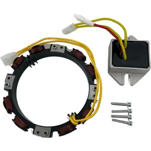 592830 10-16 Amp Alternator Compatible for Briggs Stratton 96458 691064 393295 845907 394890 797375 393374 691185 S2546 S1742 SST18 X330 Z225 Z425 Z445 GT235 LT166 with 845907 Voltage Regulator