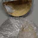 NativeSkins Eclipse Metal Wall Candle Sconces Set of Two Wall Candle Holders - Set of 2 Handcrafted Decorative Tea Light Sconce for Living Room Decor Gold Tea Holder