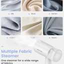 BEAUTURAL Steamer for Clothes, Portable Garment Wrinkle Remover, Fast 30s Heat-up, Foldable and Handheld, 120V Only (Not for 220V Europe) (White)