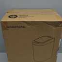 NINESTARS AMZ-7-2 Bathroom Automatic Infrared Motion Sensor Trash Can, 1.8 Gal 7L, ABS Plastic Trashcan (Slim, White)