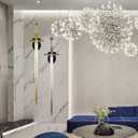 WANLIAN Sword wall mount sword stand wall hook display hanger wall mount for sword dagger axe keyblade no sword-vertical display (Black 1 set)