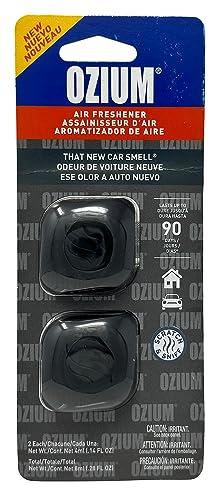 Ozium Membrane Car Vent Clip AC Air Fresheners Car Air Freshener and Car Odor Eliminator (That New Car Smell, 2 Packs)