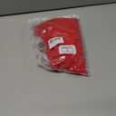 Women Lingerie Sexy Open Front Lace Babydoll Dress with Thong Halter Mesh Nightgown (Red, S)