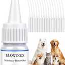 Veterinary Surgical Skin Glue 3ml, Strong Surgical Adhesive with 15 Precise Applicators, Blue-Tinted Pets Tissue Wound Glue, Fast-Acting Waterproof Wound Sealant for Dogs Cats