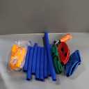 Soccer Goal Set with 3 Ball Pump for Toddler Kid, Portable Goals Training Equipment for Garden Indoor Outdoor Backyard, Birthday Gift for Boy Girl Sports Toy Family Game 23" W18" H12" D