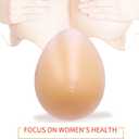 Silicone Breast Form Mastectomy Prosthesis Crossdress Transvestite Bra Enhancer Insert One Piece A B C D Cup, 400g(C Cup)